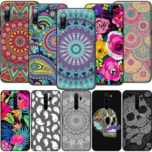 GX70 Floral Paisley Mandala Soft Silicone Case for Redmi Note 4X 5 5A Prime 6 6A 7 7A 8 8A 8T 9 9A 9C 9S Pro Lite