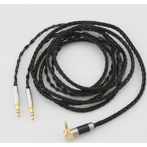 HIFI 8 Cores Headphone Earphone Cable For Denon AH-D600 D7100 Hifiman Sundara Ananda HE1000se HE6se he400i he400se Arya