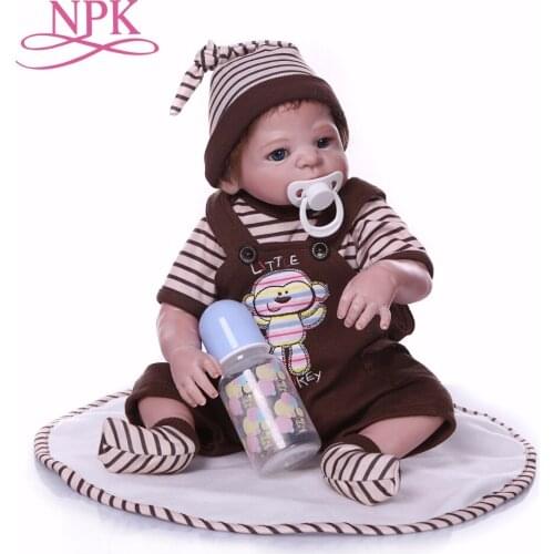 New Arrival 48 Cm Silicone Full Body Reborn Doll Real Life Princess Baby Doll for Childrens Day Gift Kid Xmas Gift