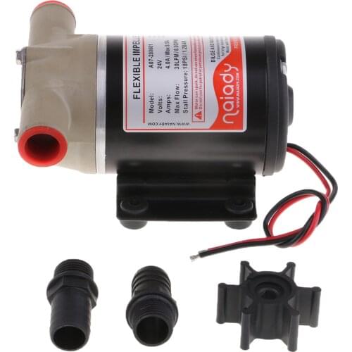 MagiDeal Marine Water Puppy Bilge / Sump Flexible Impeller Pump 8 GPM - 24V