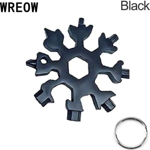 Snowflakes Multi-tool Card Snowboard Screwdriver Wrench Bottle Opener 8Head Y7