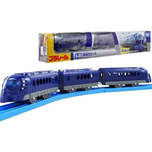 TAKARA TOMY TOMICA Alloy Model Train Track Toys Electric High-speed Train S-35 Nanhai Tram Gifts For Children