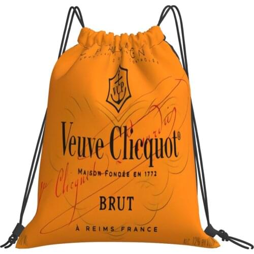 Veuve Chandon Fashion Classic Drawstring Backpack Drawstring Backpack Outdoor Portable Backpack Fitness Backpack_hyr04