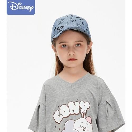 New Disney Children Bucket Hat Thin Adjustable Ventilation Baseball Cap Student Panama Hat Children Summer Hat for Children