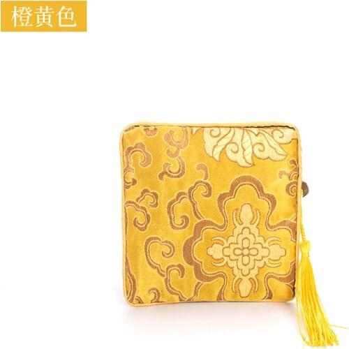 New Yellow Tassel Women Earring Jewelry Storage Bag Pendent Bracelet Ring Showcase Jewellery Organizer For Lover Gift Portable