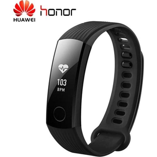 Original HUAWEI Honor Band 3 Smartband Heart Rate Monitor Calories Consumption Pedometer Smart Wristband 45 days Standby Times