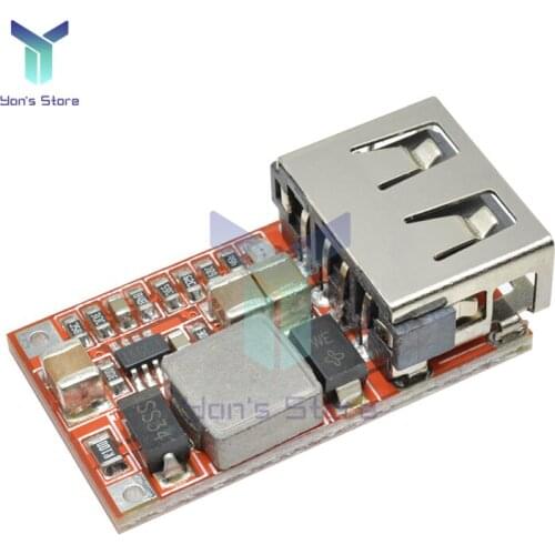 6-24V 24V 12V to 5V 3A USB Step Down Module DC-DC Converter Phone Charger Car Power Supply Module Efficiency Newest Buck Module