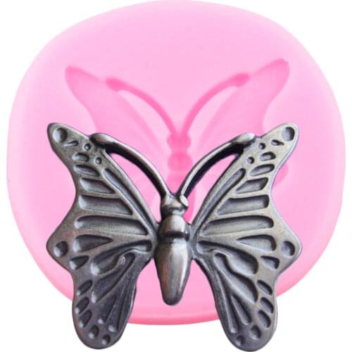Butterfly Silicone Mold Sugarcraft Fondant Cupcake Topper Molds Kitchen Baking Candy Chocolate Moulds Cake Decorating Tools