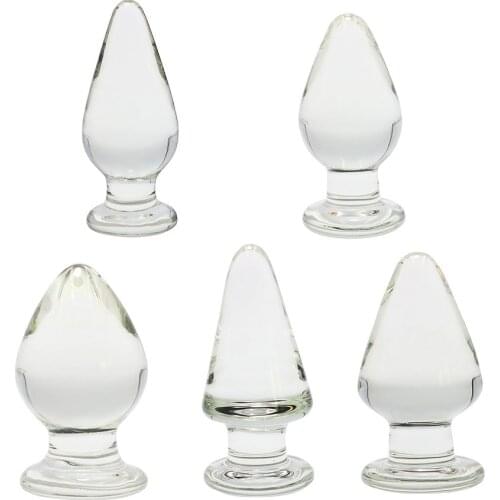 Glass anal plug masturbation backyard chrysanthemum stimulation adult sex products anal dilator adult toys fun products crystal