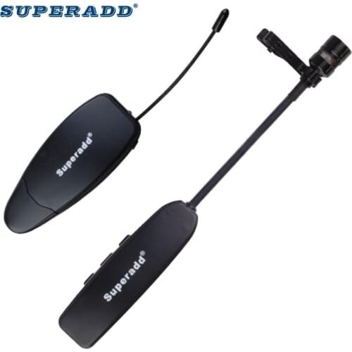 Superadd UHF wireless collar clip microphone clip type lecture tour guide microphone 40 meters