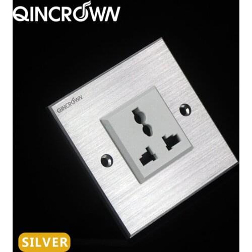 Power Connector Hi-end DIY HIFI Copper plated 24k gold 20amp 20A 125V aluminium plate power socket electric outlet