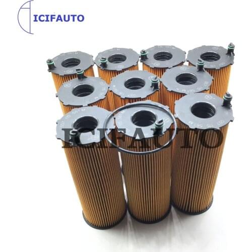 10 * Paper Engine Oil Filter For Audi A4 A5 A6 Q7 VW Phaeton Touareg Porsche Cayenne 057115561M , 95510722200 , HU8001X