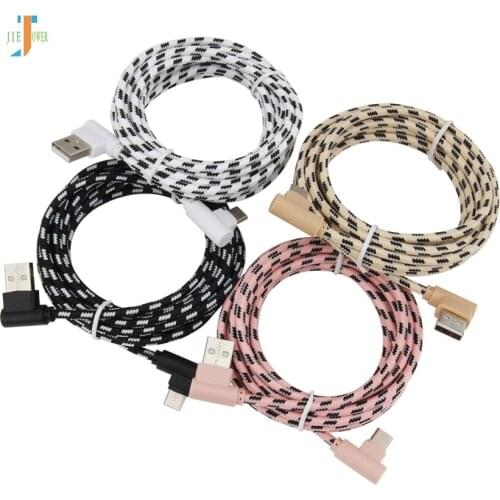 100pcs/lot USB C Type C Fast Charging Nylon Lattice Braided Data Sync Cable for Huawei P20 Honor 10 V20 V30 Samsung S8 S9