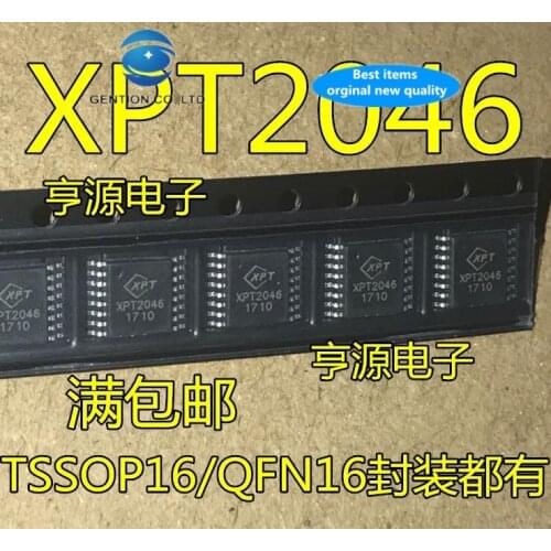 30pcs 100% new and orginal real stock XPT2046 2046 TSSOP16 / QFN16 touch screen controller chip