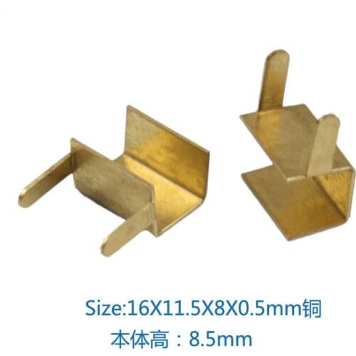 5pcs DIP8 TO-220 SOP8 TO263 Copper Heat sink IC Chip Cooler Radiator 16*11.5*8*0.5mm Circuit board DIP Solder TO252 Heatsink