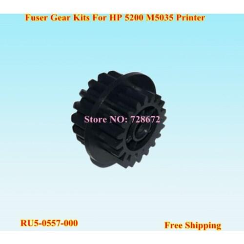 6PCS RU5-0557 18T/16T RU5-0557-000 Replace Gear kit for HP 5200 M5035 Fuser unit Gear