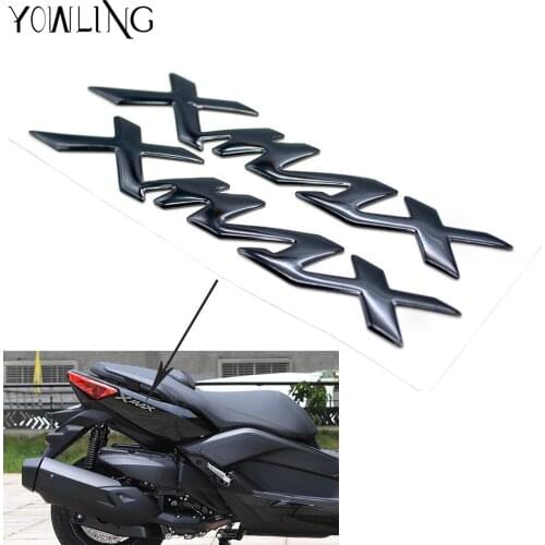 Motorcycle Accessories XMAX LOGO Tank Pad Protector 3D Stickers Tank Decals For YAMAHA XMAX X-MAX X MAX 300 200 250 125 400