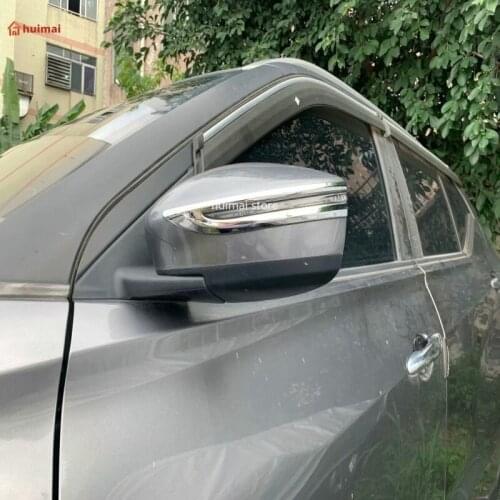 For Nissan Kicks 2021 ABS Chrome Car Rear View Mirror Cover Trim Car Mirrors Covers Side Rearview Mirror Strip Trim