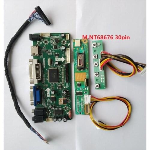For QD15TL02 Rev.02 VGA HDMI LCD DVI 1280X800 1 Lamps Monitor Kit 30pin LVDS 15.4" Screen panel Controller board