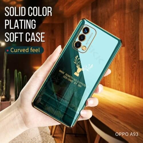 Gkk Original For OPPO A5 A9 2020 A93 Case Luxury Plating Pattern Soft Anti-knock Protective Cover Case For OPPO A5 A9 2020 A93