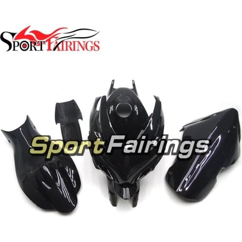 Gloss Black Fiberglass Racing Fairings for Suzuki GSXR600 GSXR750 K6 06 07 2006 2007 Sportbike Bodywork Cowling Carenes Hulls