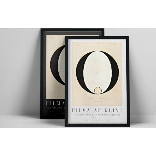 Hilma af Klint Exhibition Retro Poster Minimalist Art Canvas Print Abstract Painting Wall Picture for Living Room Home Decor