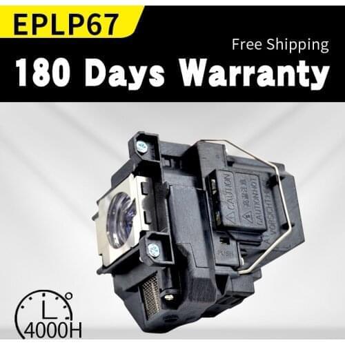 Hiot sale ELPLP67 V13H010L67 For Epson EB-C30X EB-S01 /EB-S02 EB-S02H EB-S11 EB-S12 EB-TW480 EB-W01 Replacement Projector Lamp