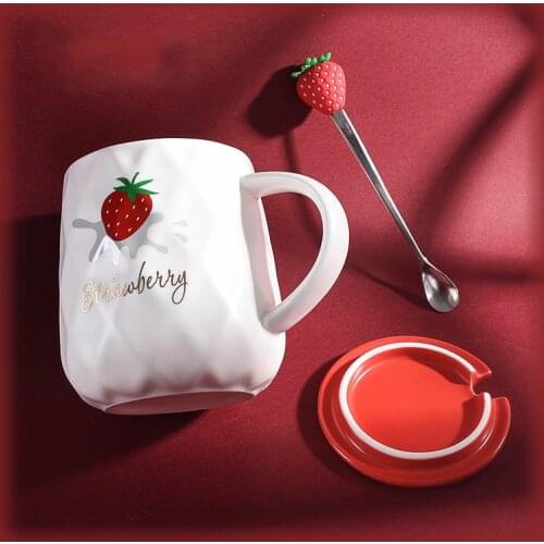 Ceramics Coffee Water Tea Cups and Mugs Travel Double Coffee Mugs with The Handle Mugs Drinking Mug Funny Cute Cat Gift