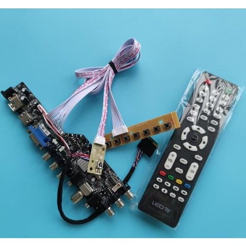 Kit For LTN173KT02-801/LTN173KT02-B01 40pin 1600X900 Signal controller board remote DVB-T2 WLED VGA LED HDMI digital TV LVDS USB