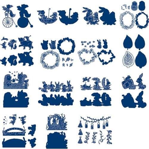 Hot Cutting Dies Matchable Special Paper Animal and Plant Matching Series for Diy Scrapbooking Ablum Photo Cards New 2020