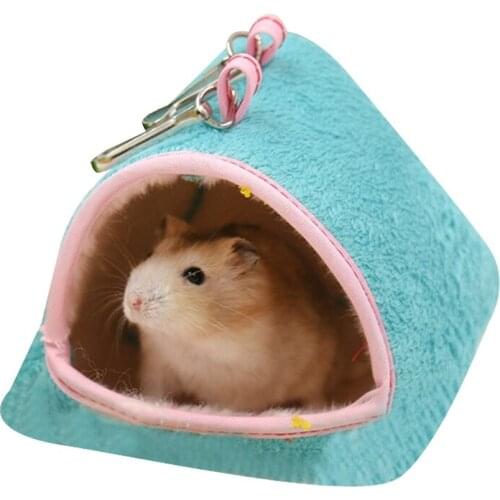 Small Pet Hammock Hanging Beds Hamster House Small Animal Cage Comfortable Squirrel Cotton Nest Pet Supplies