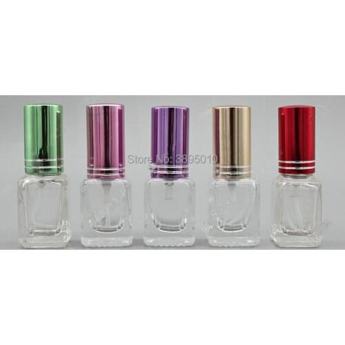 New Arrival 5ml Mini Glass Plastic Perfume Spray Bottle Atomize Refillable Bottles F859