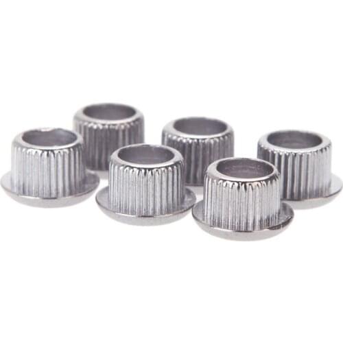 Guitar Tuner Conversion Bushings Adapter Ferrules Nickel Plating with nice plastic shell for 10mm Peghead Holes Silver