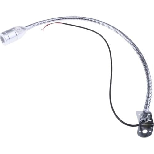 3W 12V Gooseneck Bedside Reading Light Wall/Headboard Mounted LED Art Gallery Display Lamp with Switch