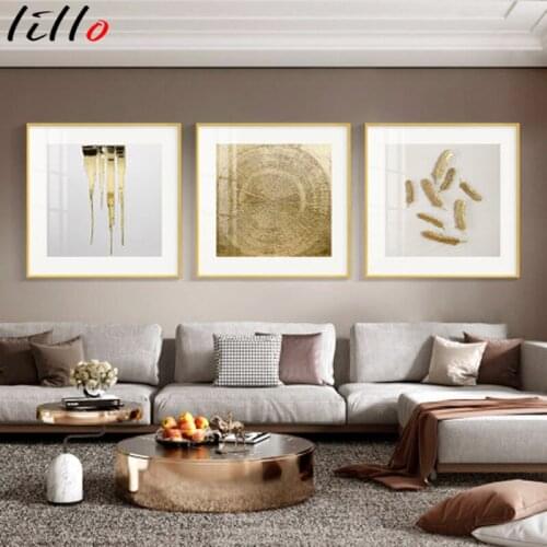 Wood grain rings, rings annual abstract circle Nordic canvas artistic poster wall abstract painting image of modern decoration