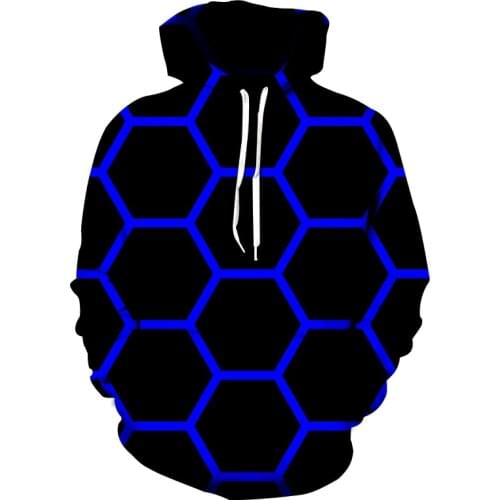 New 3D hoodie Harajuku Fashion Pullover Casual sweatshirt Hip hop long sleeve Mens Vortex Streetwear Oversized hoodie coat