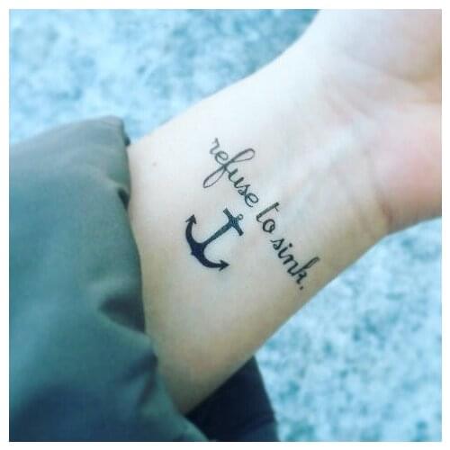 Waterproof Temporary Tattoo Sticker English word letters alphabet "you are in my heart"tatto stickers flash tatoo fake tattoos