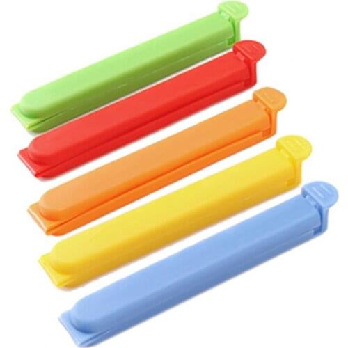 5 Pcs Home Food Close Clip Seal Bags High Quality Plastic Storage Sealing Rods Sealer Clips Kitchen Storage