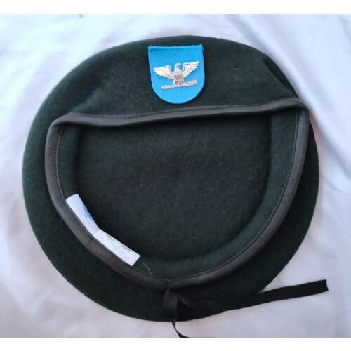 Tomwang2012 US Army 19th Special Forces Group Wool Green Beret COLONEL EAGLE WAR BIRD DEVICE BADGE INSIGNIA Military Hat