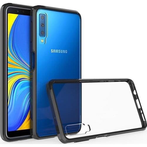 Cover Case for Samsung Galaxy A7 2018 Silicone Bumper Shockproof Hard Clear Back Phone Case sSamsung A7 2018 A750F