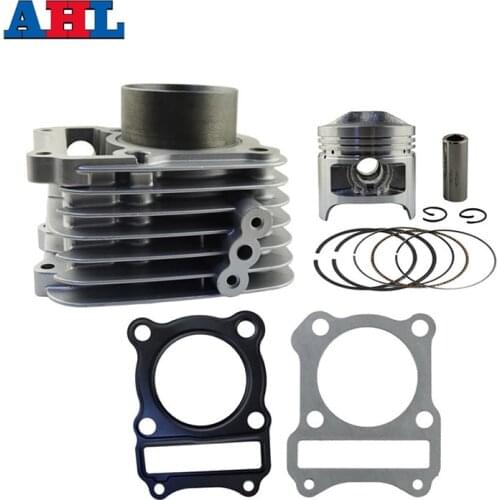 Motorcycle Engine Parts Bore Size 57mm Cylinder For SUZUKI GS125 GS 125 Air Cylinder Block & Piston & Cylinder Head Gasket