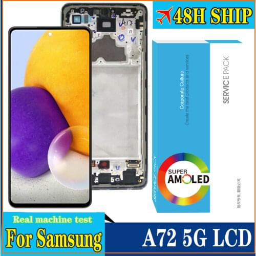 6.7"Display for Samsung Galaxy A72 5G Full LCD Touch Screen Digitizer Assembly Repair Parts for Samsung A72 5G Display