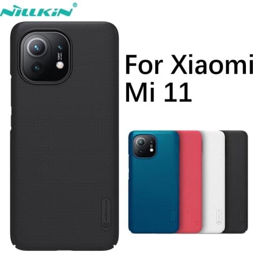 For Xiaomi Mi 11 Case NILLKIN Super Frosted Shield Matte PC Back Cover for Mi11 Casing