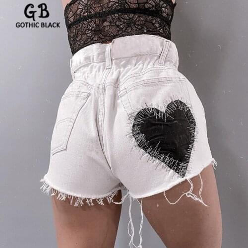 Gothic Black Women's Travel Shorts