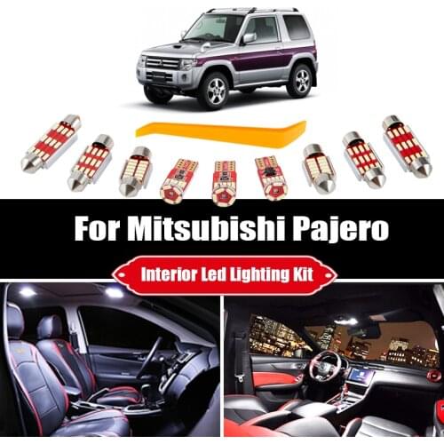 For Mitsubishi Montero Shogun Pajero Sport 1 2 3 4 1990-2020 Vehicle LED interior Map Dome Trunk Light Kit Canbus Accessories