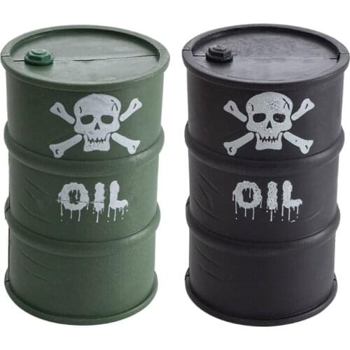 T5EC RC Car Decoration Set RC Car Accessories Plastic Simulation Oil Barrel Parts Interphone Accessories