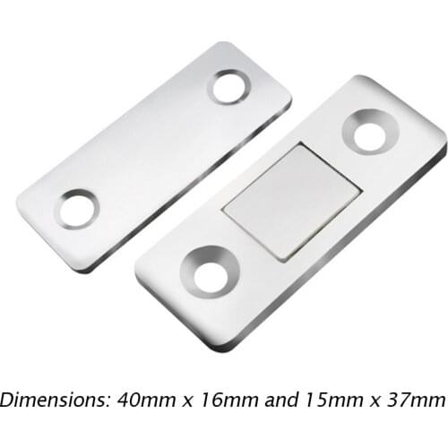 Magnetic Cupboard Ultra Thin Closures Door Closer Furniture Cabinet Catch Latch for Closet Cupboard Furniture Hardware