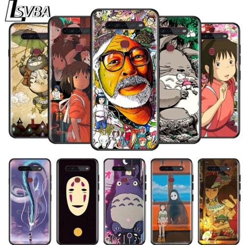 Cute Popular Anime For LG G8 V30 V35 V40 V50 V60 Q60 K40S K50S K41S K51S K61 K71 K22 K31 K42 K92 ThinQ 5G Black Phone Case