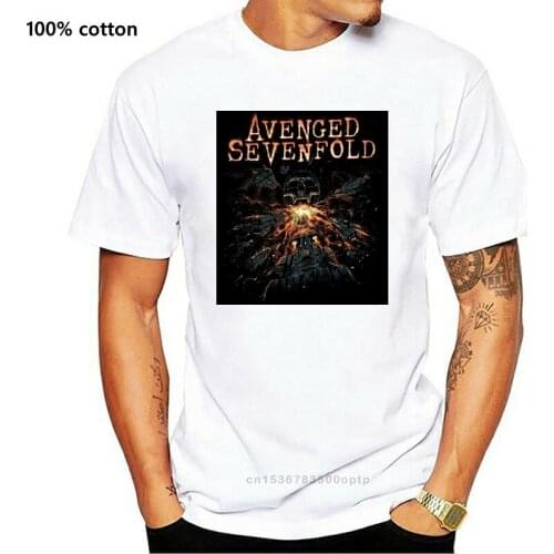 Avenged Sevenfold T-Shirt Mens Size Medium Rock Tee A7X Heavy Metal Band Bat 2020 Fashion Short Sleeve