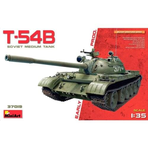 MiniArt 37019 1/35 Soviet Medium Tank T-54B - Scale Model Kit